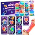 thumbnail image 1 of Set de tarjetas de San Valentín SpringFlower con Galaxy Slime, paquete de 28, 1 of 7