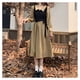 thumbnail image 3 of Vestido De Cintura Con Lazo,Vestido De Manga Larga Vestido De Mujer Con Corbata Vestido De Otoño De Manga Larga Construcción Robusta, 3 of 8