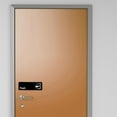 thumbnail image 3 of Alpine "Push" Door Sign, 9 in. x 3 in., Self Adhesive, Black with White Text, 3 of 5