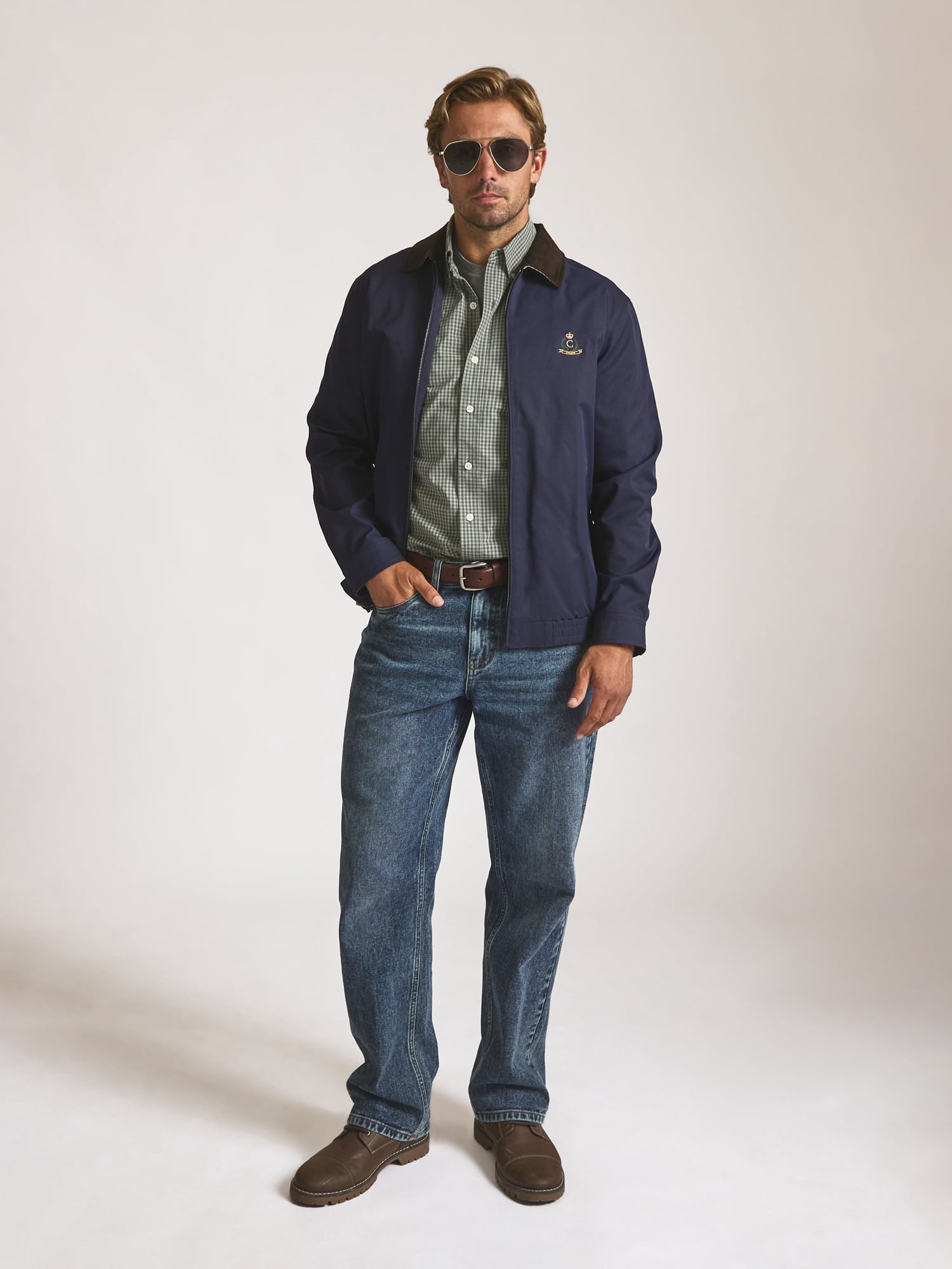 Chaps Men’s and Big Men’s Heritage Harrington Barn Jacket, Sizes S–2XL