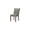 Multi-color, variant on Dining Chair - 38" Height - Set Of 2 - Upholstered - Orange Fabric - Walnut Legs