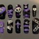 thumbnail image 3 of Pegatinas de uñas postizas con estampado de leopardo Sanrioed Hellokitty Y2K, estilo Harajuku, Parche de uñas de diamantes de imitación súper brillante, regalos de niña caliente, nuevo, 3 of 3