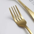 thumbnail image 6 of ReaNea Gold Dinner Forks 12 Pieces Stainless Steel 8.17" Fork Wedding Silverware Set, 6 of 9