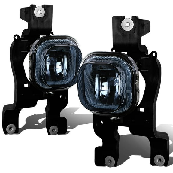 DNA Motoring FL-NS031-SM For 2008 to 2010 Ford F250 F350 F450 F550 Super Duty Pair Front Bumper Driving Fog Light Lamps Smoked Lens 09