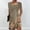 Gray, variant on Vivianyo HD Long Sleeve Dress for Women Women's Fashion Round-Neck Short Sleeved Printed Pullover Dress