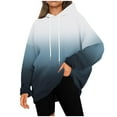 thumbnail image 4 of Oversized Hoodies for Womens Drawstring Adjustable Comfort Casual Ultra Soft Textured Sweatshirt Solid Basic Sweater Hooded Comfy Fall Fashion Outfits Winter Clothes 2025, 4 of 7