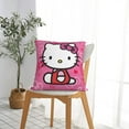 thumbnail image 4 of Hello Kitty Pillow Cover, Square Throw Pillow Cases For Couch Sofa Bed Living Room,Home Decorative, 18"X18", 4 of 9