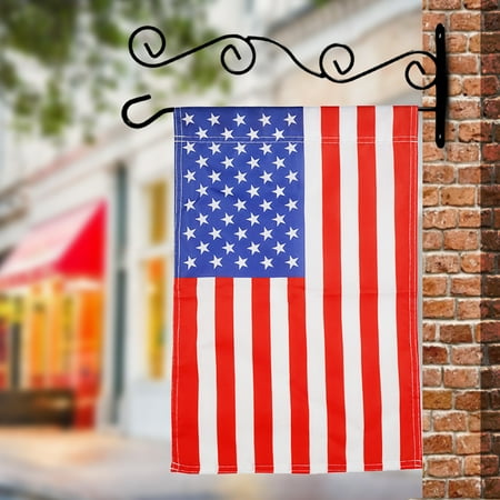 Garden Flag Wall Hanger Flagpole Weather-proof Metal Flag Holder for