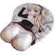 thumbnail image 2 of Non Slip Mouse Pad Wifu Mousepad Anime Gaming Pretty Funny Mouse Pad With Gel Wrist Support Purple, 2 of 4