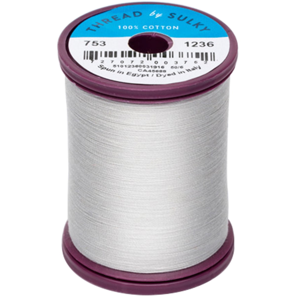 Sulky Cotton & Steel Thread 50wt 660ydLight Silver