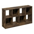 thumbnail image 2 of Furinno Jensen Farmhouse 8-Cube Display Bookcase, Bookshelf, Amber Pine, 2 of 6