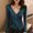 Navy, variant on YHAJDS Women's Oversized Cable Knit Sweaters Solid Color Long Sleeve V Neck Knit Pullover Top Inner Layering