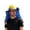 Blue, variant on Win s Way Solar Fan Hard Hat Full Brim Construction Hat Breathable Sun Protection UV Protection USB Charging