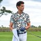 thumbnail image 3 of Fotbe Football Soccer Ball Camiseta Polo de Golf para Hombre con Estampado – Camisa Deportiva Transpirable con Cuello Abotonado-Small, 3 of 6