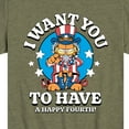 thumbnail image 3 of Garfield - Want You To Have A Happy Fourth - Toddler & Youth Short Sleeve Graphic T-Shirt, 3 of 5