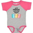 thumbnail image 3 of Inktastic Easter Just Hangin' with My Peeps Boys or Girls Baby Bodysuit, 3 of 5