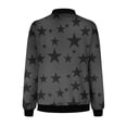 thumbnail image 3 of WRKEKC Veste à Fermeture Éclair Imprimée Légère Style Décontracté de Rue Manches Longues Grandes Tailles Gris TTG, 3 of 4