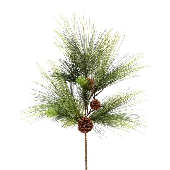 Vickerman 30" Boulder Pine Artificial Christmas Spray. Includes 2 sprays per pack.