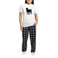 thumbnail image 5 of CafePress - American Bulldog Women's Light Pajamas - Women's Short Sleeve Print T-Shirt and Pants Light Cotton Pajama Set, 5 of 7