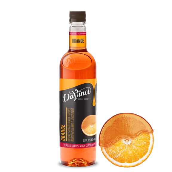DaVinci Gourmet Classic Orange Syrup, 25.4 Fluid Ounces (Pack of 1)