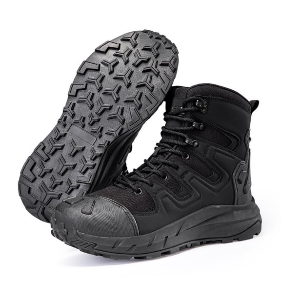 SKIUHS Men's High-Top Lightweight Tactical Boots – Non-Slip Outdoor Hiking Hunting & Adventure Boots