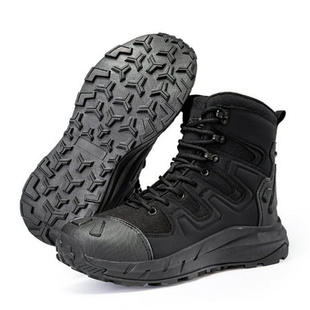 SKIUHS Men s High-Top Lightweight Tactical Boots - Non-Slip Outdoor Hiking Hunting & Adventure Boots