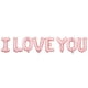 thumbnail image 1 of Xihbxyly Globos de Aluminio para San Valentín, Diseño de Letras Brillantes, Material de Aluminio Duradero, Decoración para Fiestas En Interiores y Exteriores, Fondo Fotográfico para Aniversario de Bo, 1 of 2