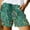 05#Green, variant on Babysbule Women Shorts Womens Plus Size Comfy Drawstring Casual Elastic Waist Pocket Loose Shorts Pants