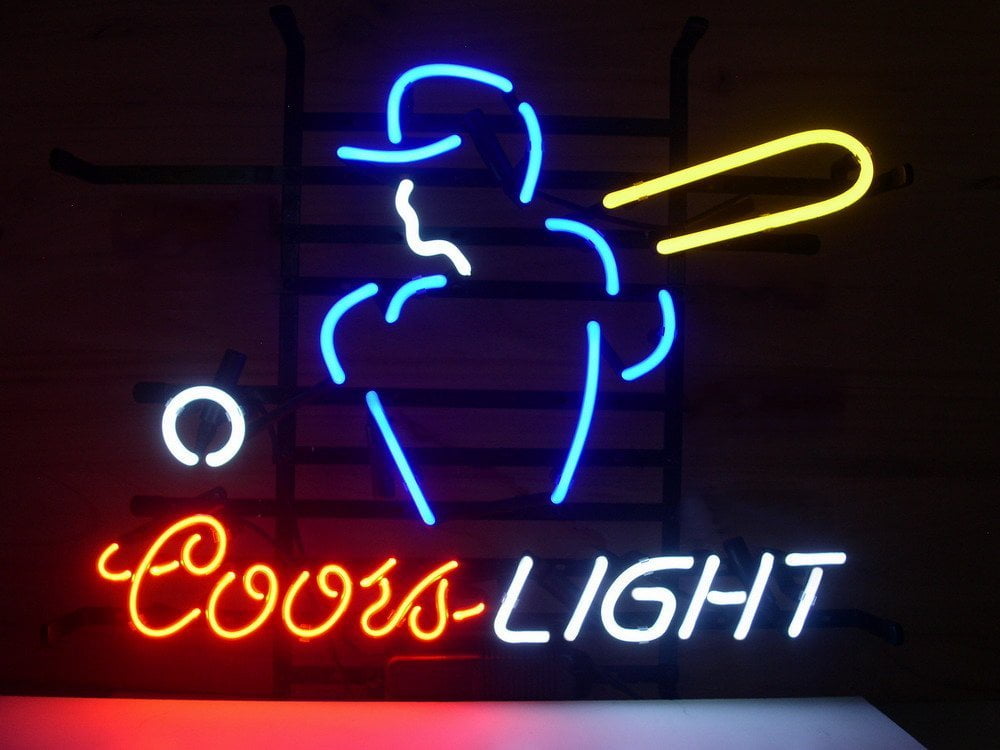 Chicago Cubs Retro Logo Neon Sign 20"x16" Light Lamp Beer Bar Wall Decor Glass 