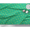 thumbnail image 3 of Soimoi Green Rayon Fabric Nachos & Salsa Food Print Sewing Fabric Yard 42 Inch Wide, 3 of 3