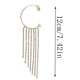 thumbnail image 4 of Fiudx Pendientes Largos con Borlas y Diamantes Brillantes para Mujer, Sin Perforaciones, 1 Par, 4 of 6