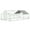Silver A/20' W, variant on Large Metal Chicken Coop, Walk-in Chicken Run, Galvanized Wire Poultry Chicken Hen Pen Cage, Rabbits Duck Cages with Waterproof and Anti-Ultraviolet Cover for Outside(10' L x 6.6' W x 6.56' H)
