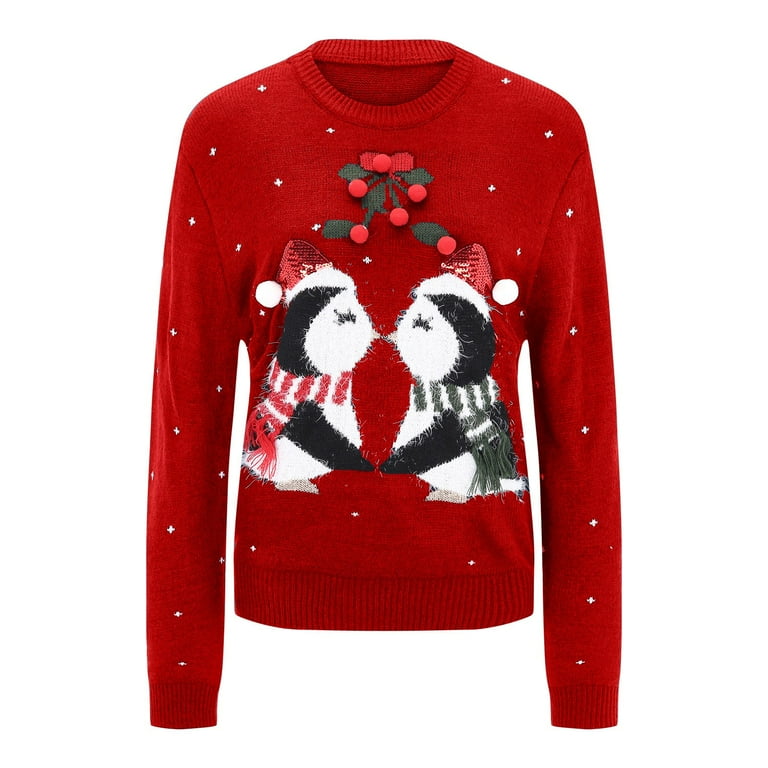 Penguin sweater womens hot sale