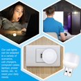 thumbnail image 3 of 1Pcs Plug-in LED Night Light, Portable Mini LED Bulb for Car, Indoor, Outdoor, Reading, Sleep - Warm Lights, 3 of 9