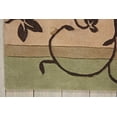 thumbnail image 4 of Nourison Contour Striped Green 3'6" x 5'6" Area Rug, (4x6), 4 of 5