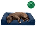 thumbnail image 4 of FurHaven Pet Products Quilted Full Support Orthopedic Sofa Pet Bed for Dogs & Cats - Navy, Large, 4 of 14