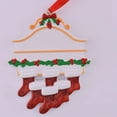 thumbnail image 2 of 1pc Christmas Ornament 2023 With Name Family Of 2/3/4/5/6/7/8 Stocking Custom Christmas Ornament Customized Christmas Tree Ornaments Christmas Decorations For Christmas Tree, 2 of 6
