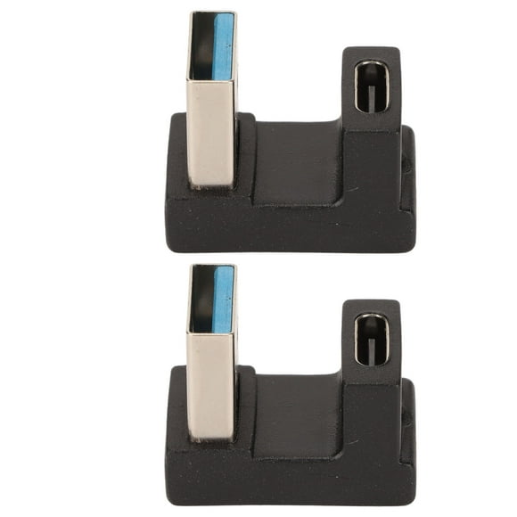 USB C U Shape Adapter, Professional U Shape USB Male To USB C Female Adapter For Phones For Laptops