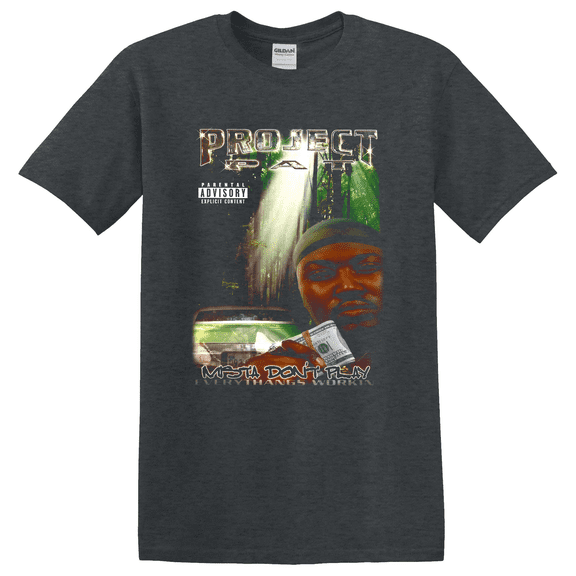 Leaf Vintage Project Pat Mista Don Play Rap Memphis Hip Hop Rapper Graphic T-Shirt