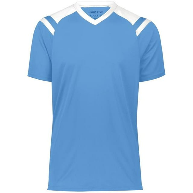 Chandail Sheffield pour Jeunes, Bleu Columbia et Blanc - Très Petit