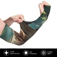 thumbnail image 2 of Fotbe Green Forest Dinosaur Mangas para Brazos con Protección Solar UV- Cubrebrazos para Tatuajes – Mangas Deportivas Refrigerantes UPF 50 para Hombre y Mujer, 2 of 7
