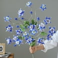 thumbnail image 4 of Yesbay Faux Columbine Flower Artificial Flowers with Bendable Stems Realistic Fake Flower Stem for Home Wedding Bouquets Decor, 4 of 9
