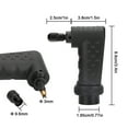 thumbnail image 3 of EastVita Right Angle Converter Attachment Rotary Tools Grinder Replacement Accessories Tool Compatible For 4000 3000 8200 275 Electric Sander Kit, 3 of 6