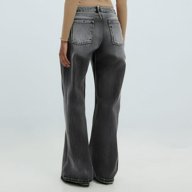 DBAIXID Jean for Women High Rise Wide Leg Bootcut Straight