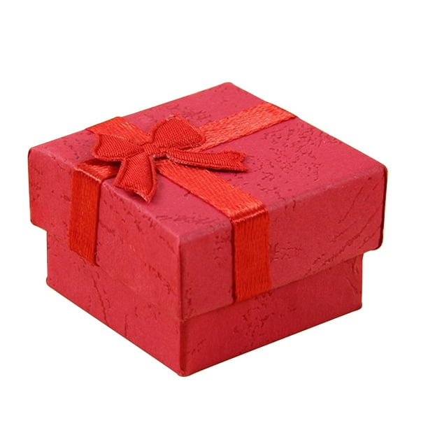Qarigey Caja de regalo de 24 uds, bolsa de dulces de Chocolates personalizada, caja de joyería para pendientes, cajas de Navidad para bodas y bebés, Ropa, zapatos y accesorios Miscelánea Rojo Qarigey AP000572-01
