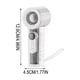 thumbnail image 3 of High-Speed Digital Display Handheld Fan USB Rechargeable Powerful Wind Small Fan Portable Desktop Fan For Home Office Outdoor, 3 of 6