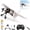 Two Batteries, variant on RC Paper Airplane Kit, DIY Electric Remote Control Plane with Gyro Stabilizer & Dual Propellers, Lightweight Foldable Flying STEM Toy Micro Fixed Wing Drone