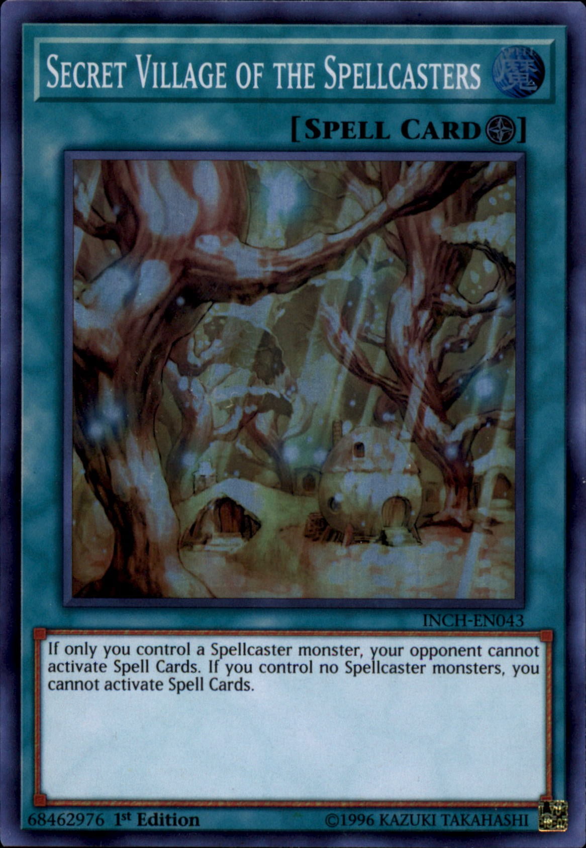 YuGiOh The Infinity Chasers Secret Village of the Spellcasters INCH-EN043 -  Walmart.com