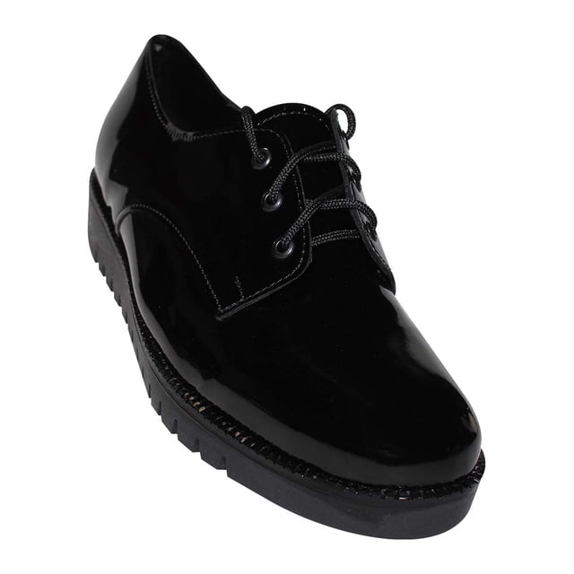ZAPATO CASUAL LEON MUJER NEGRO CHAROL 262 LEON 262p