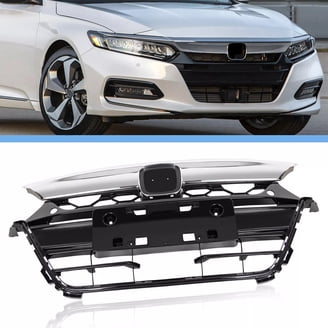Front Upper Bumper Grille Assembly For 2011-2013 Toyota Corolla – Chrome Trim – Direct Replacement